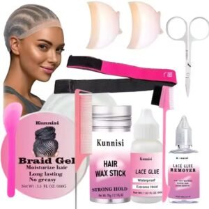 Kunnisi Complete Wig Installation & Styling Kit